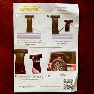 JEEP WRANGLER LED Break light